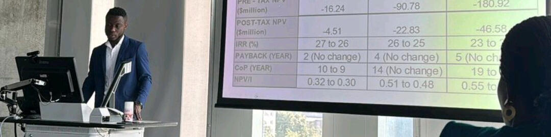 Bright presenting to stakeholders